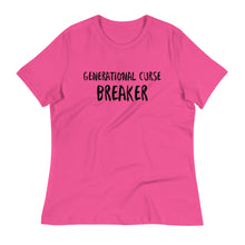 Load image into Gallery viewer, &quot;Generational Curse Breaker&quot; Women&#39;s Relaxed T-Shirt
