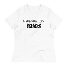 Load image into Gallery viewer, &quot;Generational Curse Breaker&quot; Women&#39;s Relaxed T-Shirt
